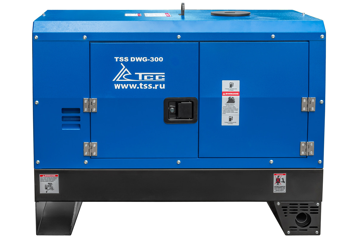 Однопостовой дизельный сварочный генератор TSS DWG-300