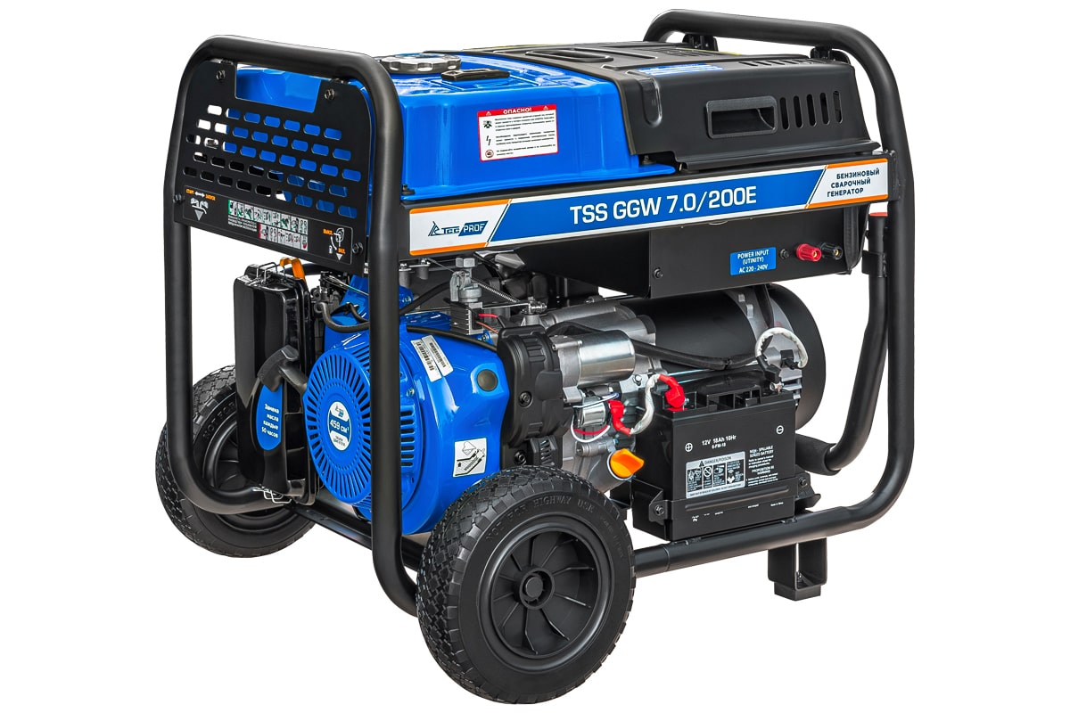 Бензиновый сварочный генератор TSS PROF GGW 7.0/200E