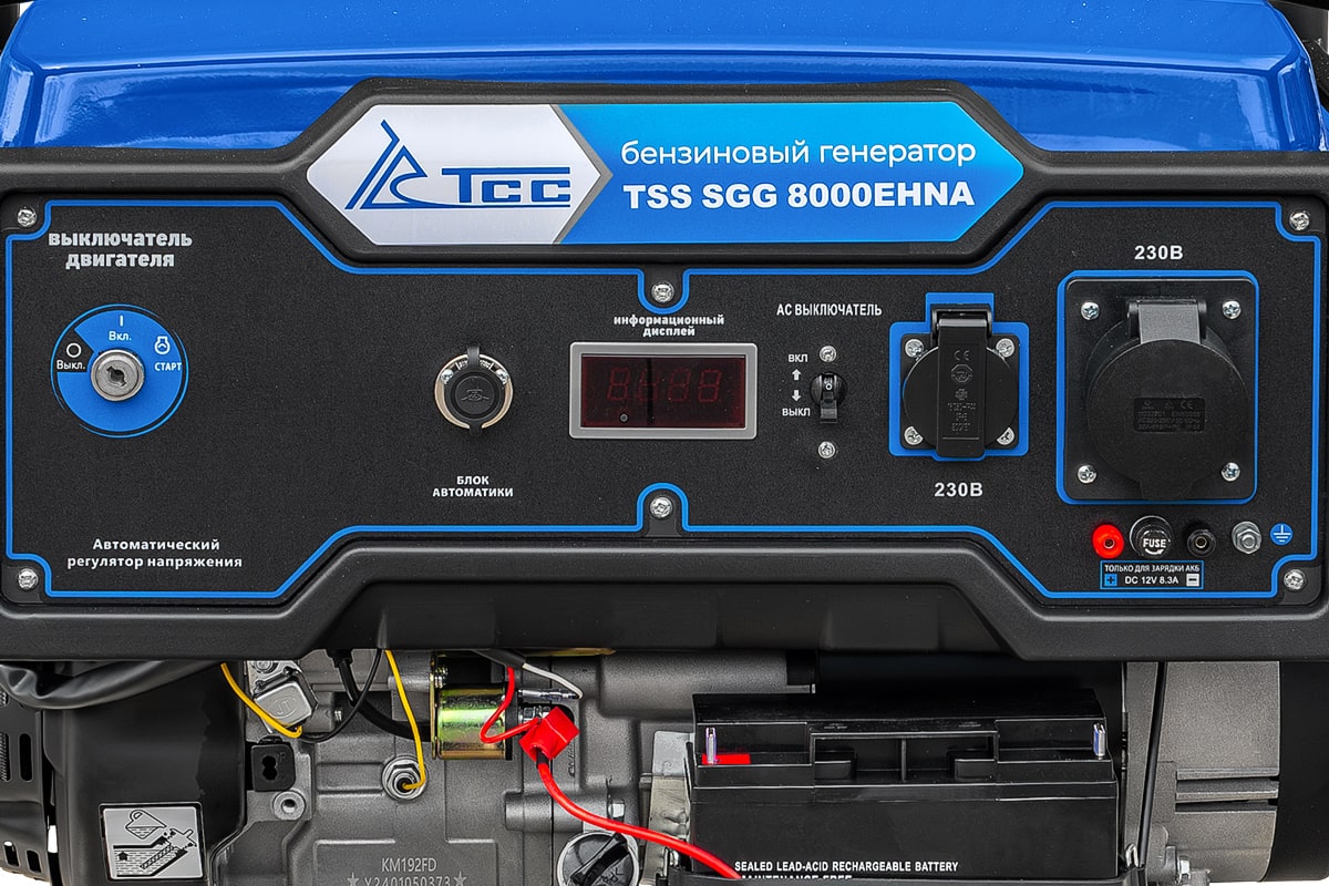 Бензогенератор TSS SGG 8000EHNA