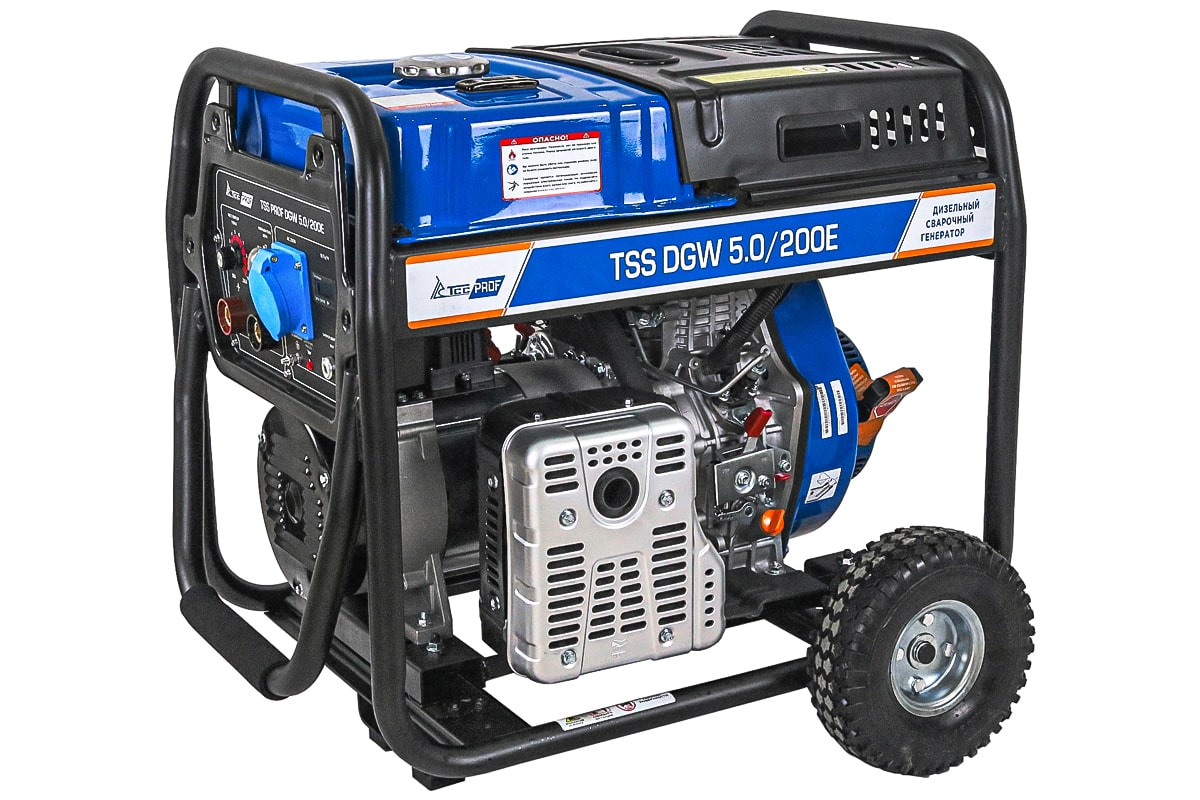 Дизельный сварочный генератор TSS PROF DGW 5.0/200E