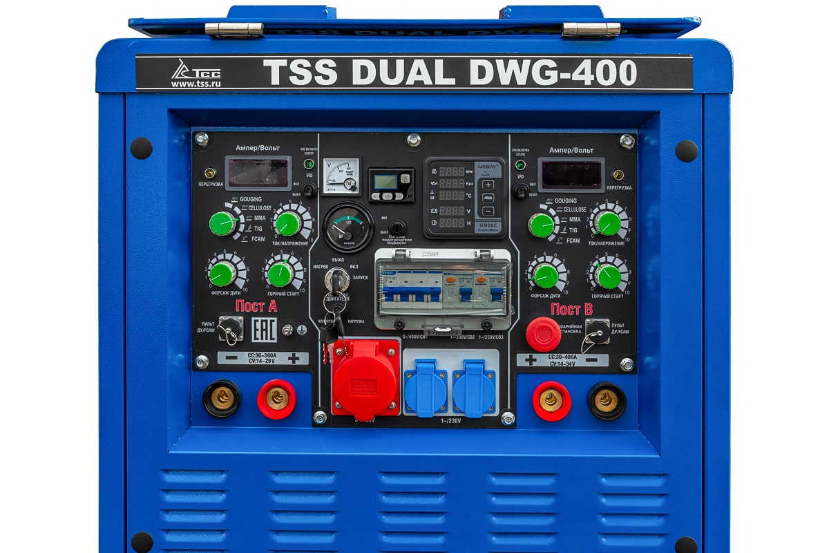 Двухпостовой дизельный сварочный генератор TSS DUAL DWG-400