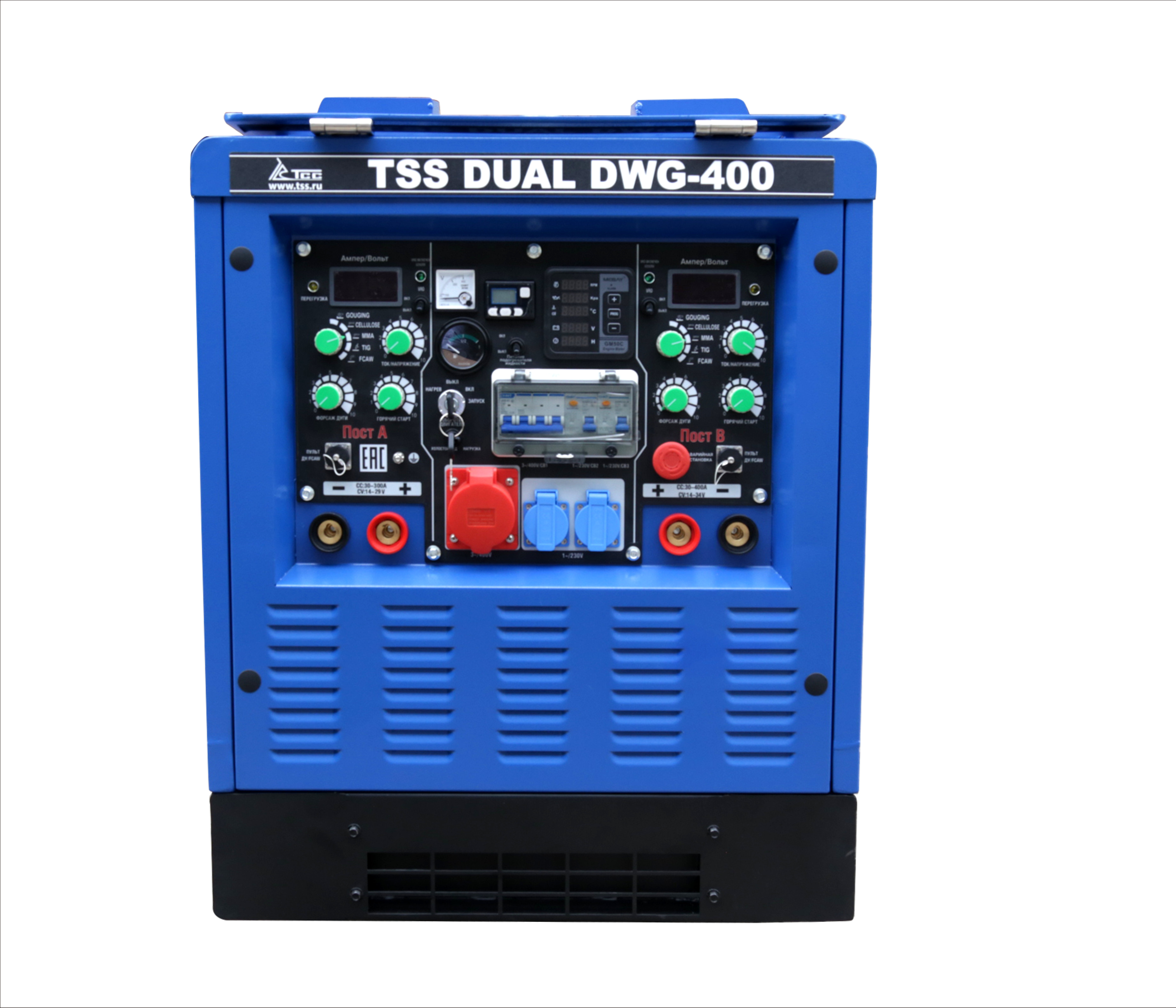 Двухпостовой дизельный сварочный генератор TSS DUAL DWG-400
