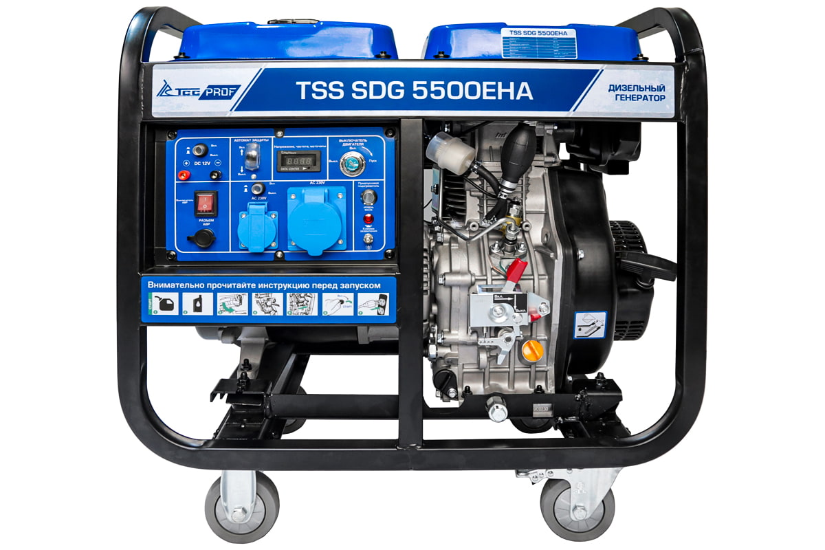 Дизель генератор TSS SDG 5500EHA